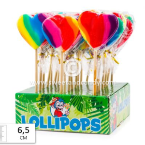 Felko - Lolly 'Hart' Regenboog - 45 gram
