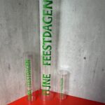 Lege snoepkoker (Middel) - met tekst 'Fijne Feestdagen' - Afbeelding 3